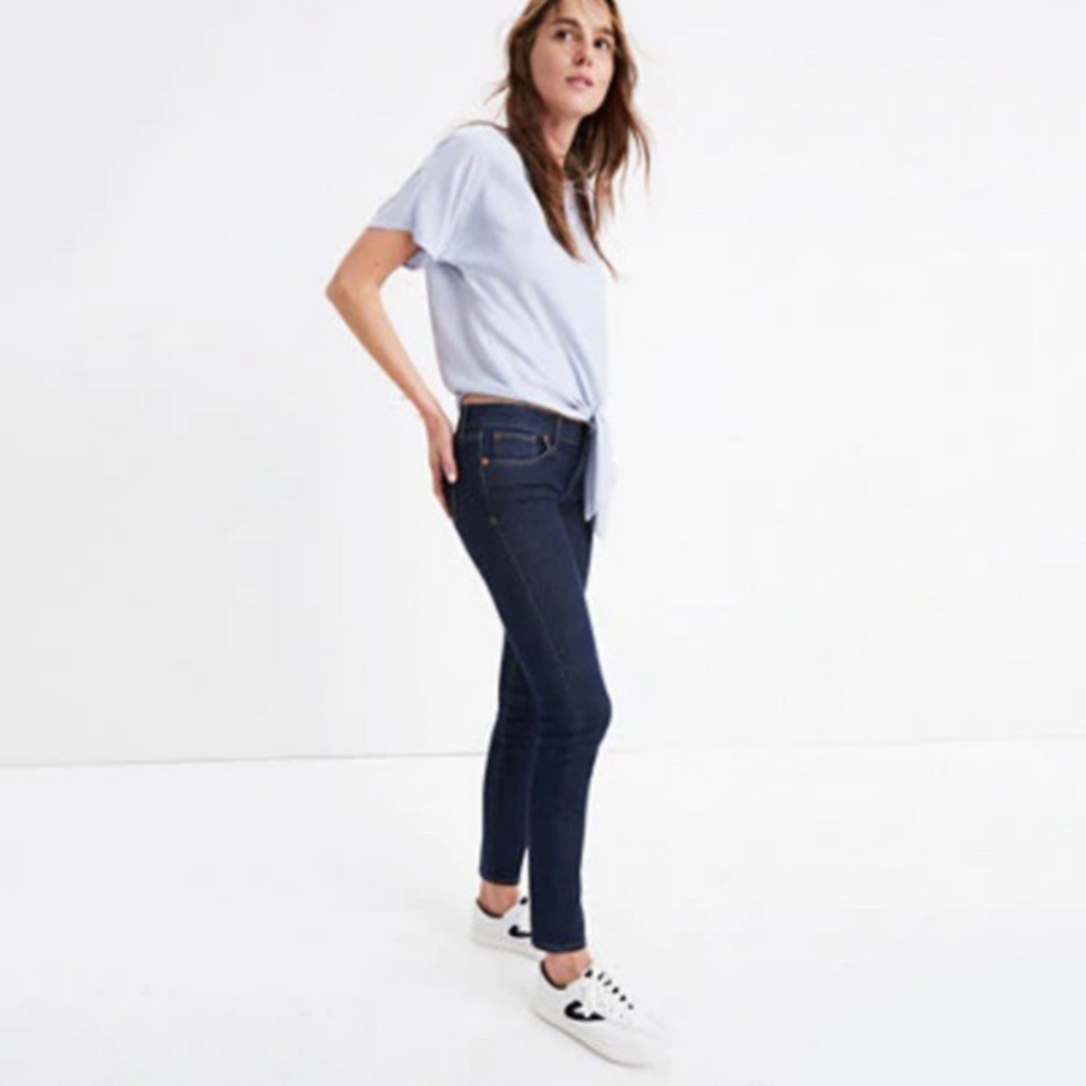 Madewell Skinny Skinny Jeans Dark Quincy Wash